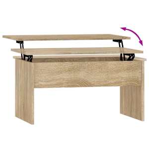 Konferenční stolek dub sonoma 80x50,5x41,5 cm kompozitní dřevo - obrázek 6
