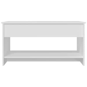 Konferenční stolek bílý 102 x 50 x 52,5 cm kompozitní dřevo - obrázek 5