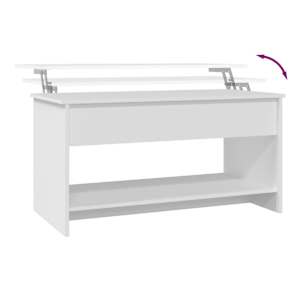 Konferenční stolek bílý 102 x 50 x 52,5 cm kompozitní dřevo - obrázek 8