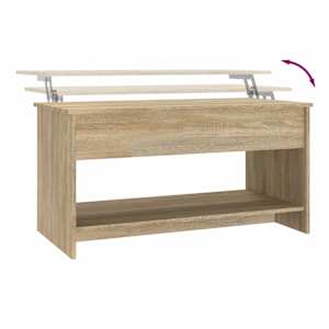 Konferenční stolek dub sonoma 102x50x52,5 cm kompozitní dřevo - obrázek 8