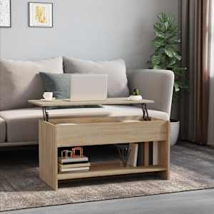Konferenční stolek dub sonoma 102x50x52,5 cm kompozitní dřevo - obrázek 1