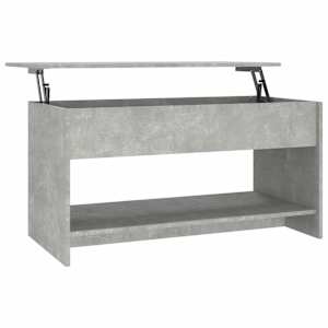 Konferenční stolek betonově šedý 102x50x52,5cm kompozitní dřevo - obrázek 2