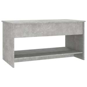 Konferenční stolek betonově šedý 102x50x52,5cm kompozitní dřevo - obrázek 5