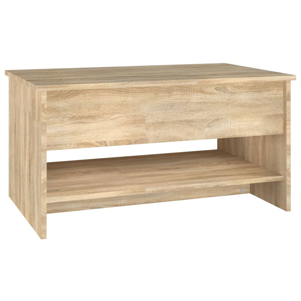  Konferenčný stolík dub sonoma 80x50x40 cm spracované drevo