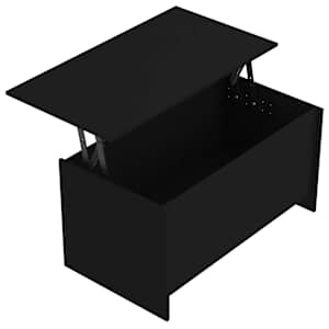 Konferenční stolek černý 102 x 55,5 x 52,5 cm kompozitní dřevo - obrázek 6