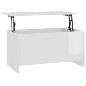 vidaXL kohvilaud, k&otilde;rgl&auml;ikega valge, 102x55,5x52,5 cm, tehispuit