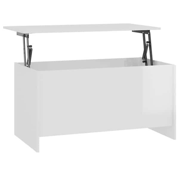 vidaXL kohvilaud, k&otilde;rgl&auml;ikega valge, 102x55,5x52,5 cm, tehispuit