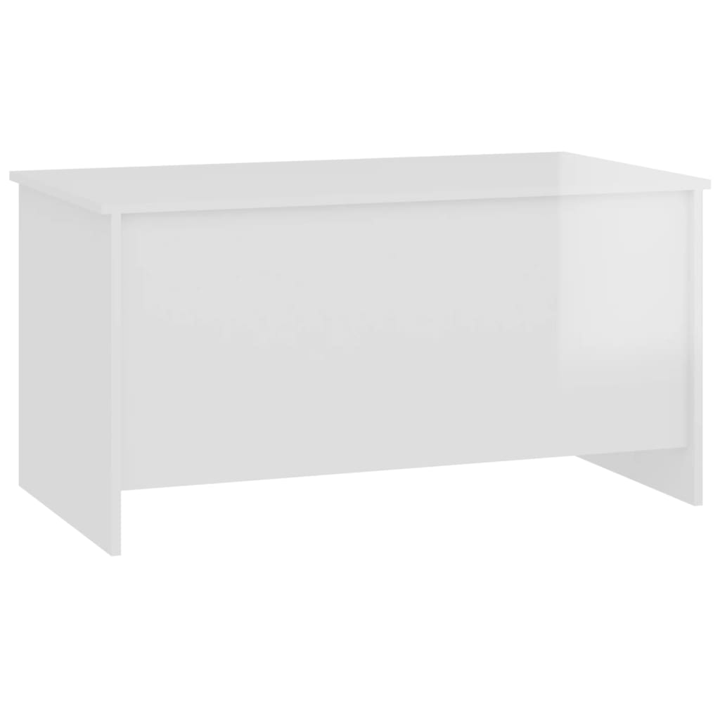 

vidaXL Salontafel 102x55,5x52,5 cm bewerkt hout hoogglans wit