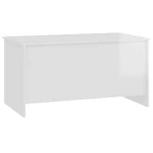 Konferenční stolek lesklý bílý 102x55,5x52,5cm kompozitní dřevo - obrázek 3