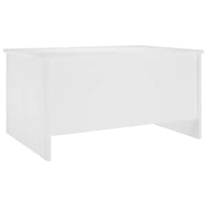 Konferenční stolek bílý 80 x 55,5 x 41,5 cm kompozitní dřevo - obrázek 3