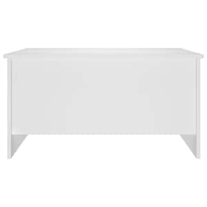 Konferenční stolek bílý 80 x 55,5 x 41,5 cm kompozitní dřevo - obrázek 4