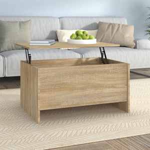 Konferenční stolek dub sonoma 80x55,5x41,5 cm kompozitní dřevo - obrázek 1