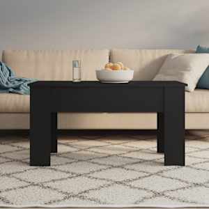 Konferenční stolek černý 101 x 49 x 52 cm kompozitní dřevo - obrázek 3