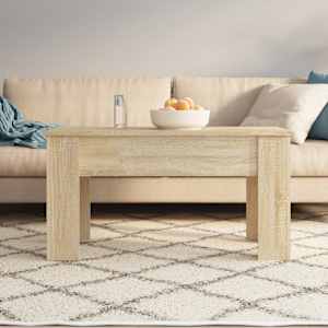 vidaXL Salongbord sonoma eik 101x49x52 cm konstruert tre