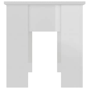 Konferenční stolek lesklý bílý 101x49x52 cm kompozitní dřevo - obrázek 7