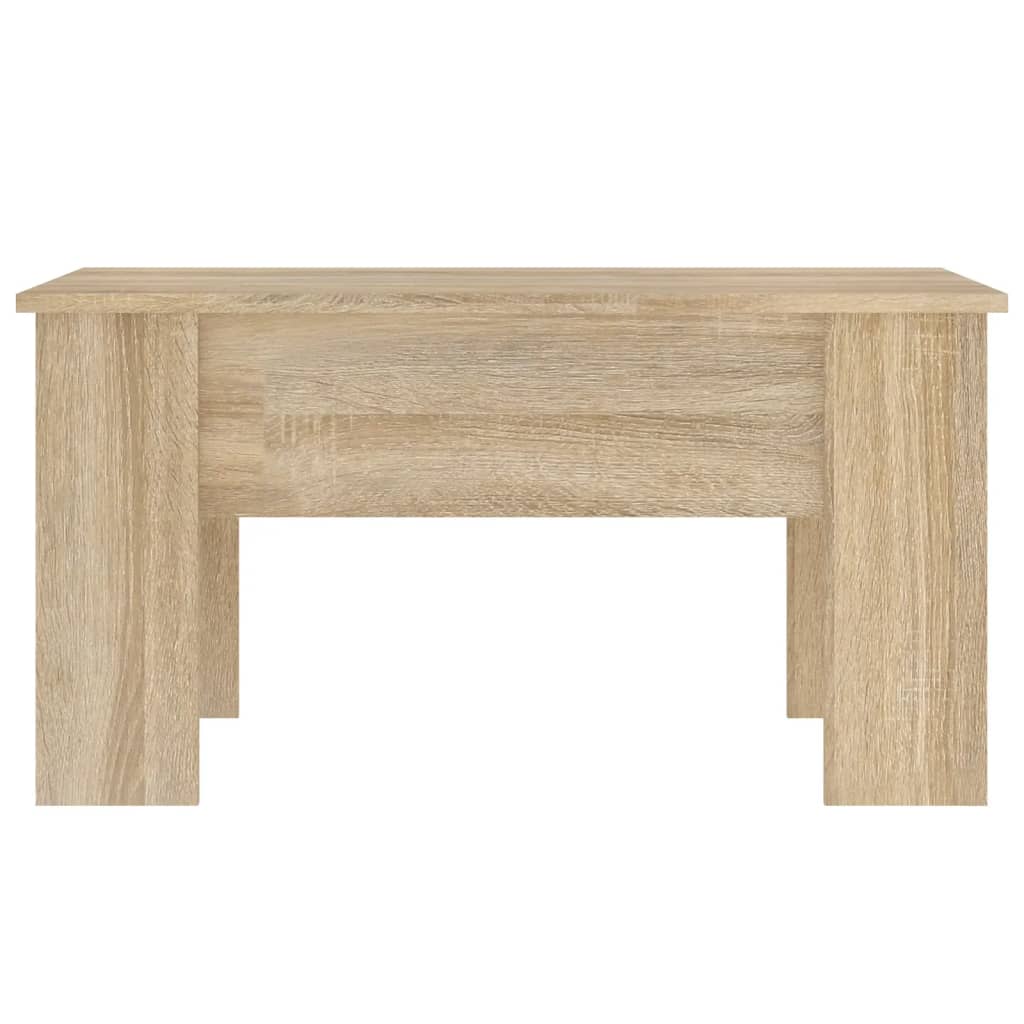 

vidaXL Salontafel 79x49x41 cm bewerkt hout sonoma eikenkleurig