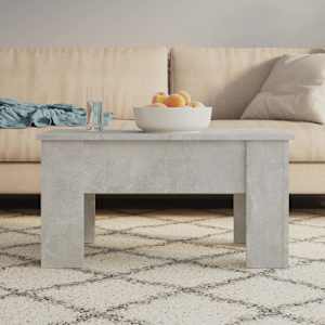 Konferenční stolek betonově šedý 79x49x41 cm kompozitní dřevo - obrázek 1