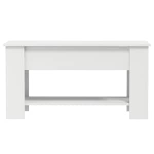 Konferenční stolek bílý 101 x 49 x 52 cm kompozitní dřevo - obrázek 5