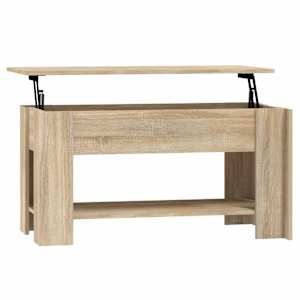 Konferenční stolek dub sonoma 101 x 49 x 52 cm kompozitní dřevo - obrázek 2