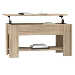 Konferenční stolek dub sonoma 101 x 49 x 52 cm kompozitní dřevo - obrázek 7
