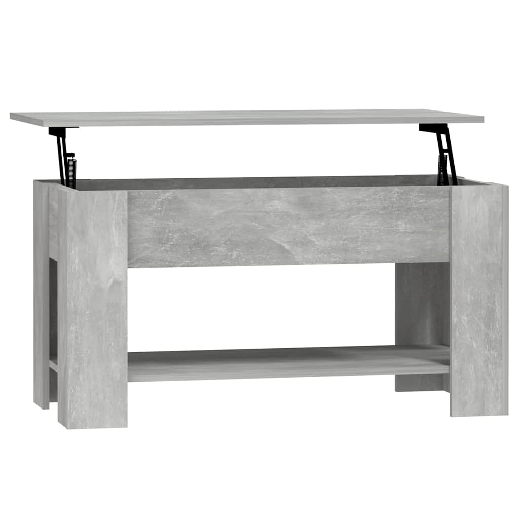 vidaXL Konferenční stolek betonově šedý 101x49x52 cm kompozitní dřevo