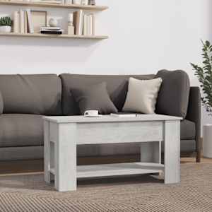 Konferenční stolek betonově šedý 101x49x52 cm kompozitní dřevo - obrázek 4