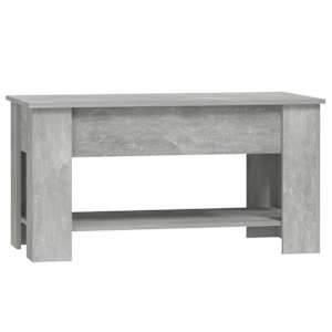Konferenční stolek betonově šedý 101x49x52 cm kompozitní dřevo - obrázek 5
