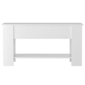 Konferenční stolek lesklý bílý 101x49x52 cm kompozitní dřevo - obrázek 6