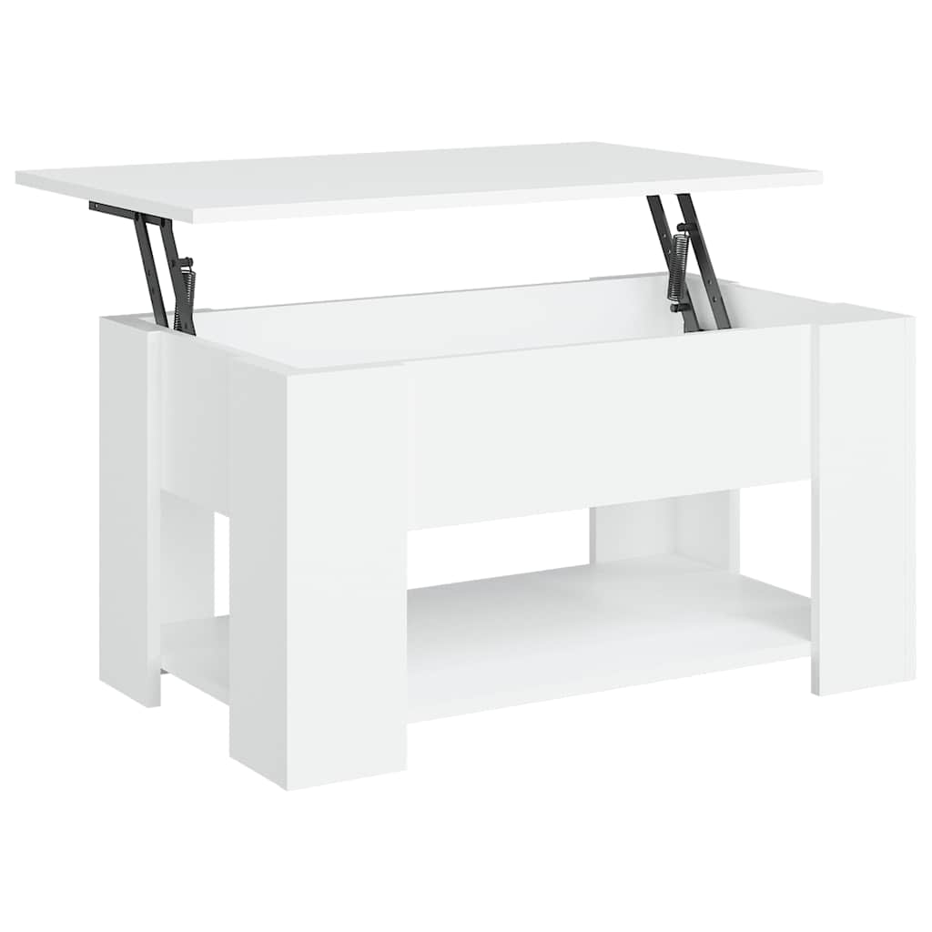 vidaXL Konferenční stolek bílý 79 x 49 x 41 cm kompozitní dřevo