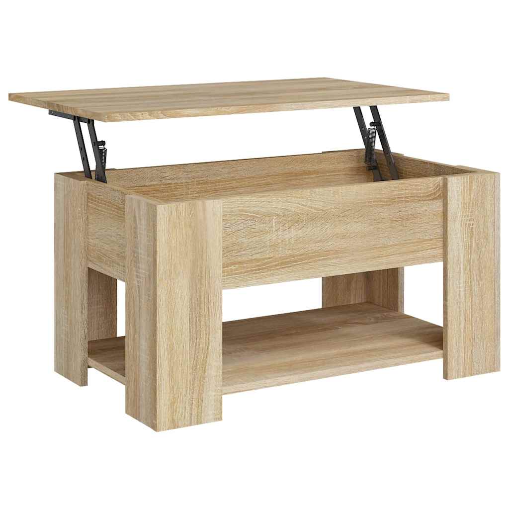 Thumbnail - vidaXL Couchtisch Sonoma-Eiche 79x49x41 cm Holzwerkstoff