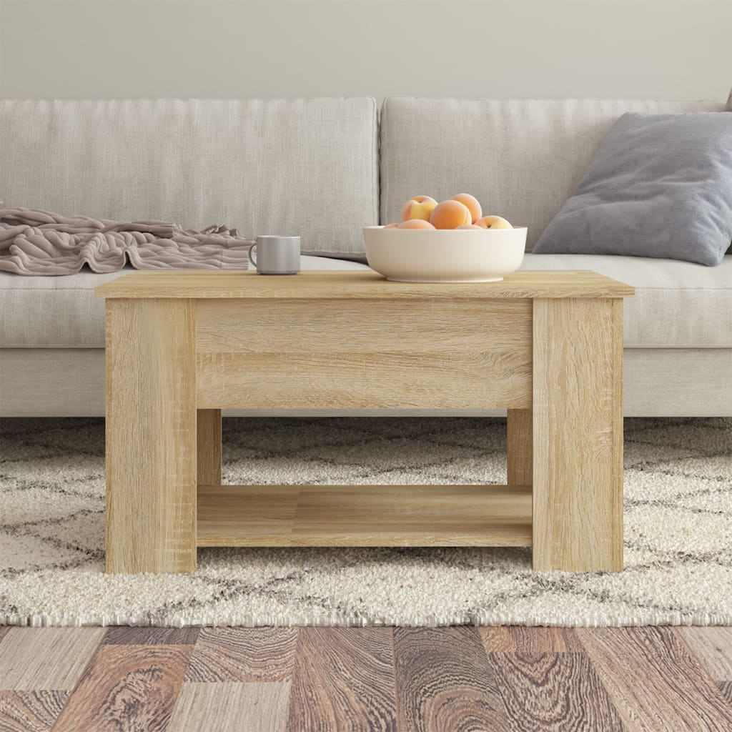 Thumbnail - vidaXL Couchtisch Sonoma-Eiche 79x49x41 cm Holzwerkstoff