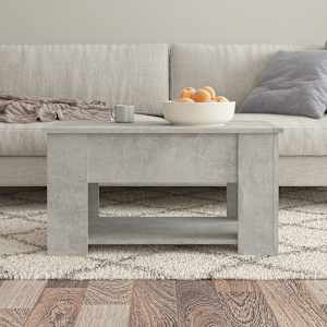 Konferenční stolek betonově šedý 79x49x41 cm kompozitní dřevo - obrázek 3