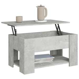 Konferenční stolek betonově šedý 79x49x41 cm kompozitní dřevo - obrázek 4