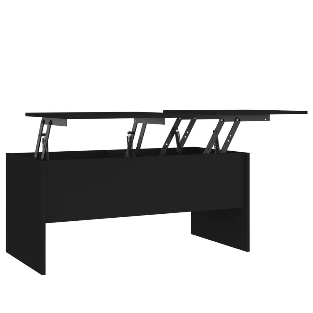  Konferenčný stolík čierny 102x50,5x46,5 cm spracované drevo
