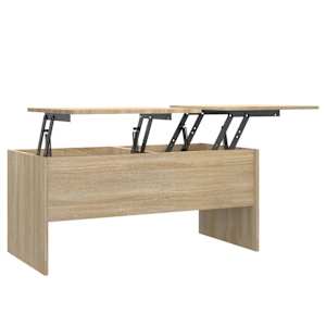 Konferenční stolek dub sonoma 102x50,5x46,5 cm kompozitní dřevo - obrázek 2