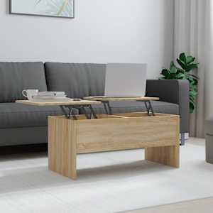 Konferenční stolek dub sonoma 102x50,5x46,5 cm kompozitní dřevo - obrázek 1