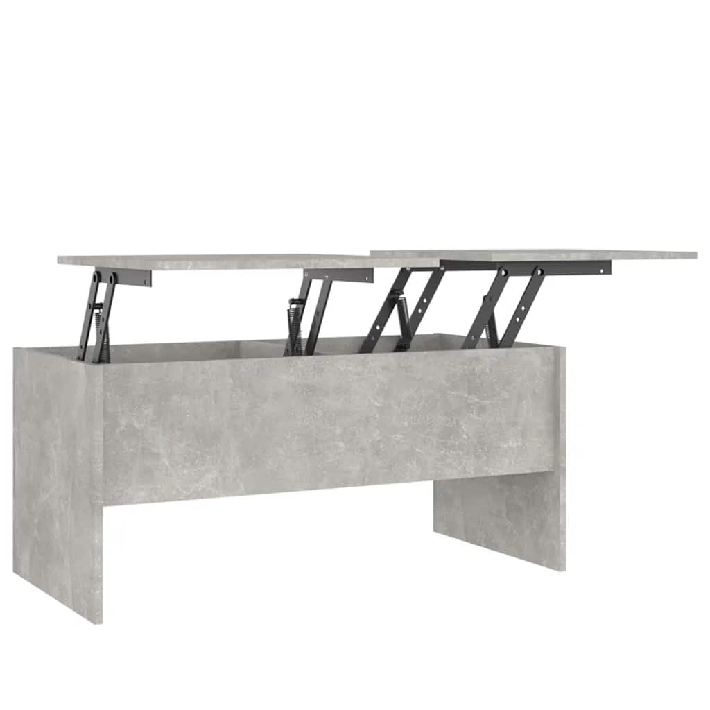 vidaXL Konferenční stolek betonově šedý 102 x 50,5 x 46,5 cm kompozit