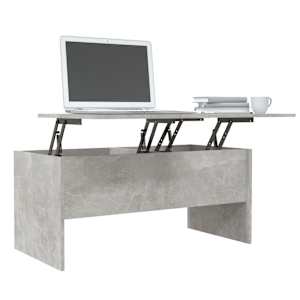 Konferenční stolek betonově šedý 102 x 50,5 x 46,5 cm kompozit - obrázek 4