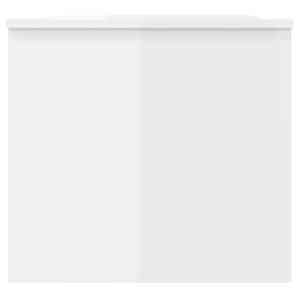 Konferenční stolek lesklý bílý 102x50,5x46,5cm kompozitní dřevo - obrázek 7