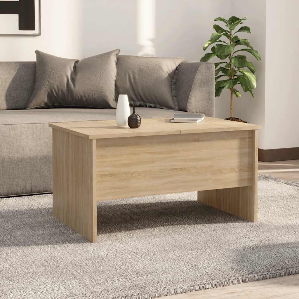 Thumbnail - vidaXL Couchtisch Sonoma-Eiche 80x50x42,5 cm Holzwerkstoff