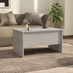 Konferenční stolek betonově šedý 80x50x42,5 cm kompozitní dřevo - obrázek 3