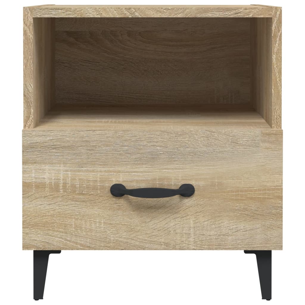 vidaXL Bedside Cabinet Sonoma Oak Engineered Wood