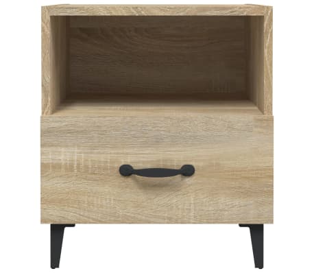 vidaXL Bedside Cabinet Sonoma Oak Engineered Wood