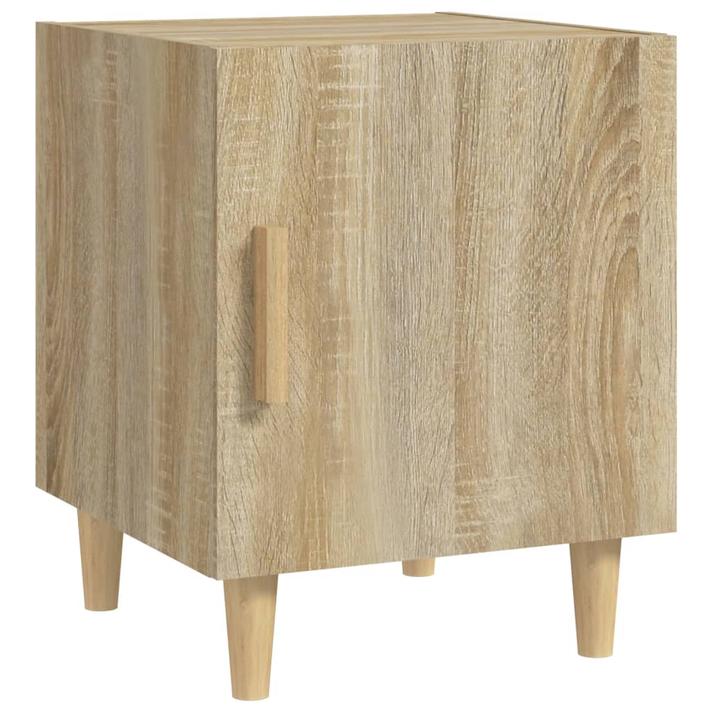vidaXL Nachtkastjes 2 st bewerkt hout sonoma eikenkleurig afbeelding