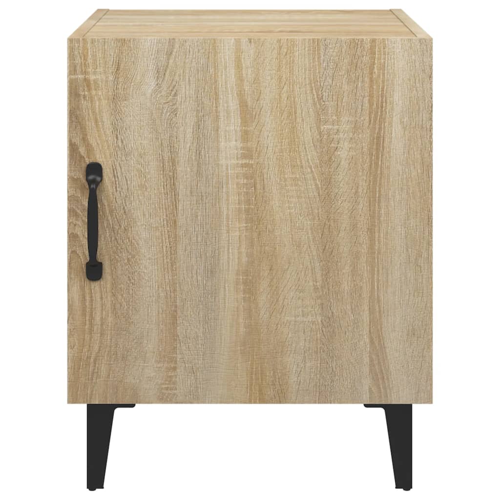 

vidaXL Nachtkastje bewerkt hout sonoma eikenkleurig