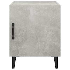 vidaXL Bedside Cabinet Concrete Grey Engineered Wood