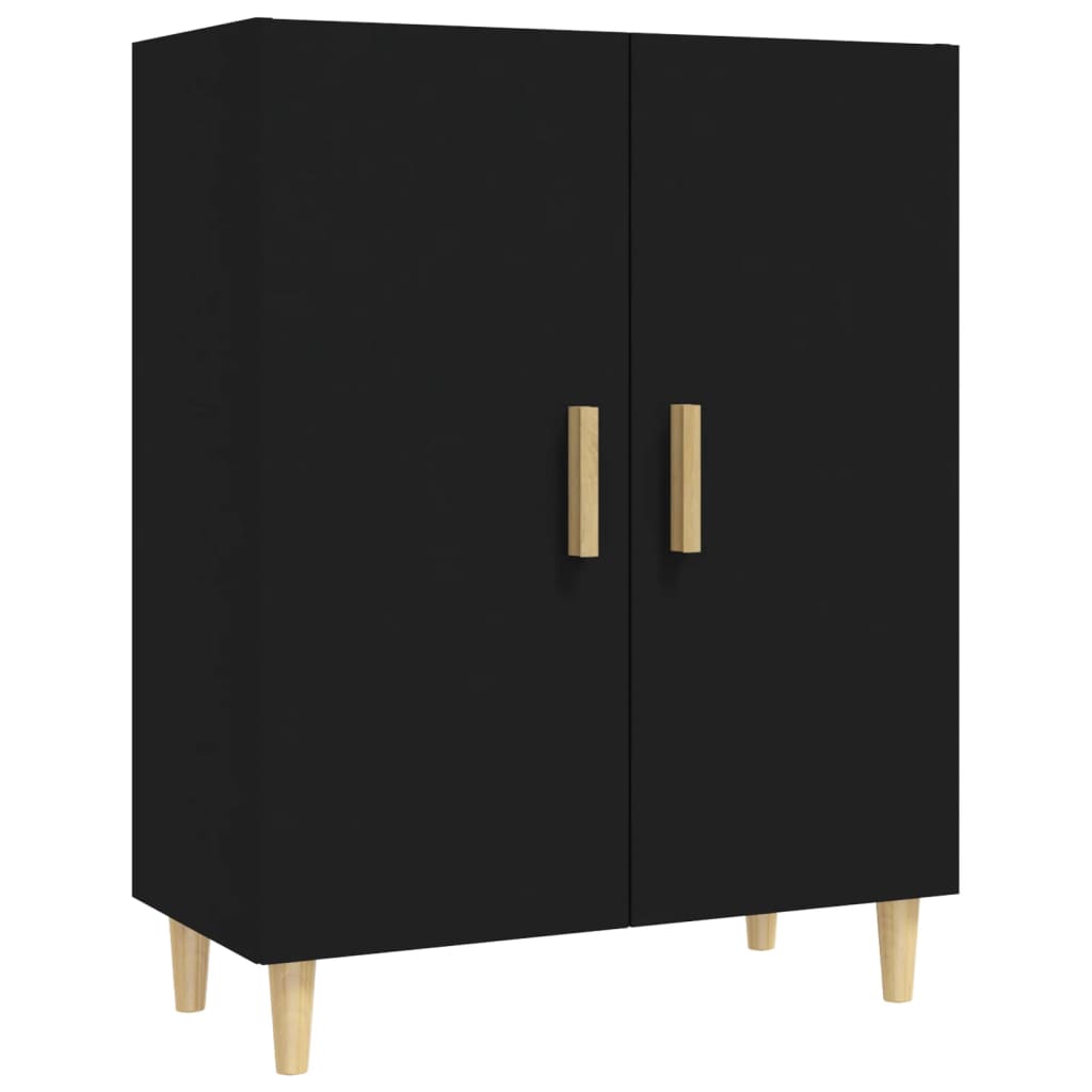 

vidaXL Sideboard Black 27.6"x13.4"x35.4" Engineered Wood