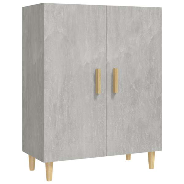 vidaXL puhvetkapp, betoonhall, 70 x 34 x 90 cm, tehispuit