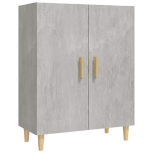 Příborník betonově šedý 70 x 34 x 90 cm kompozitní dřevo - obrázek 2