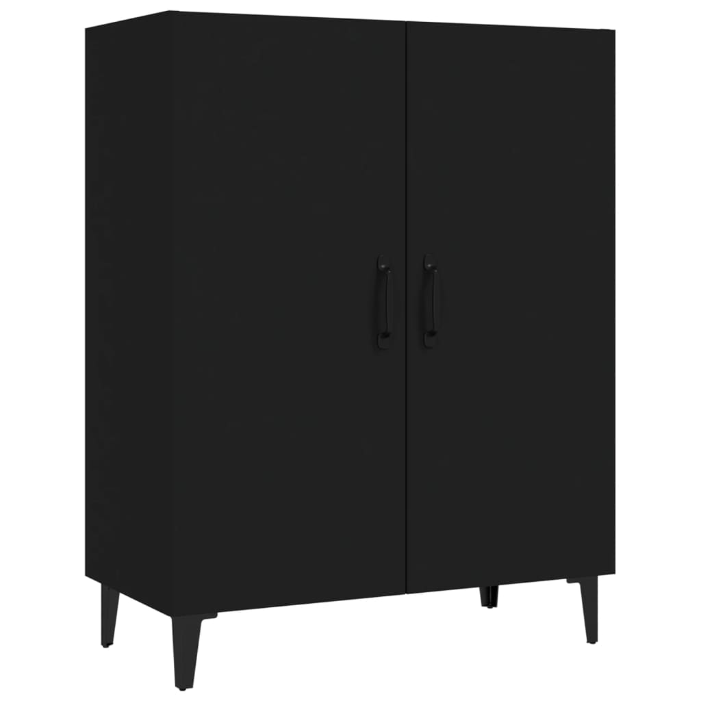 

vidaXL Sideboard Black 27.6"x13.4"x35.4" Engineered Wood